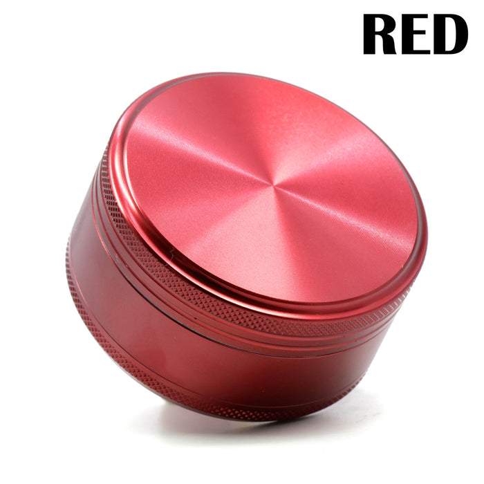 Diameter 63MM Four-Layer Aluminum Alloy Grinder-Red