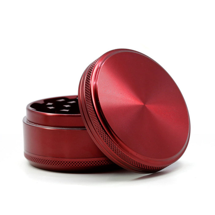 Diameter 63MM Four-Layer Aluminum Alloy Grinder-Red