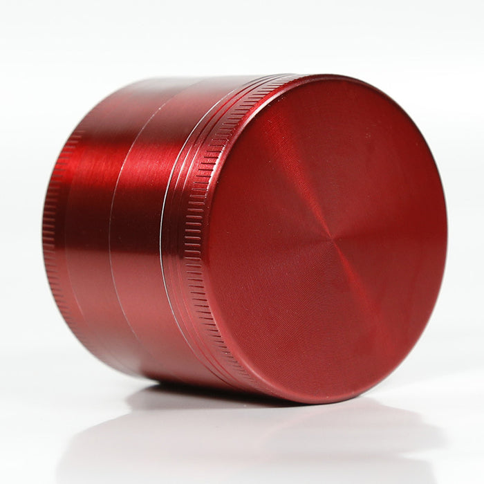 Diameter 55MM Zinc Alloy Four-layer Weed Grinder-Red Color