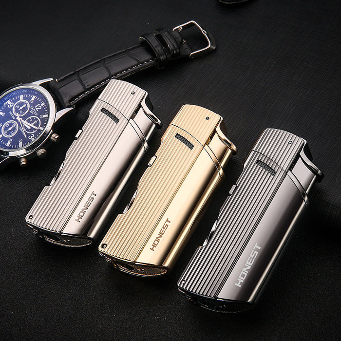 Double Direct Punch Metal Lighter