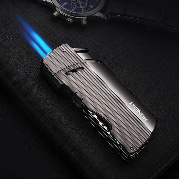 Double Direct Punch Metal Lighter