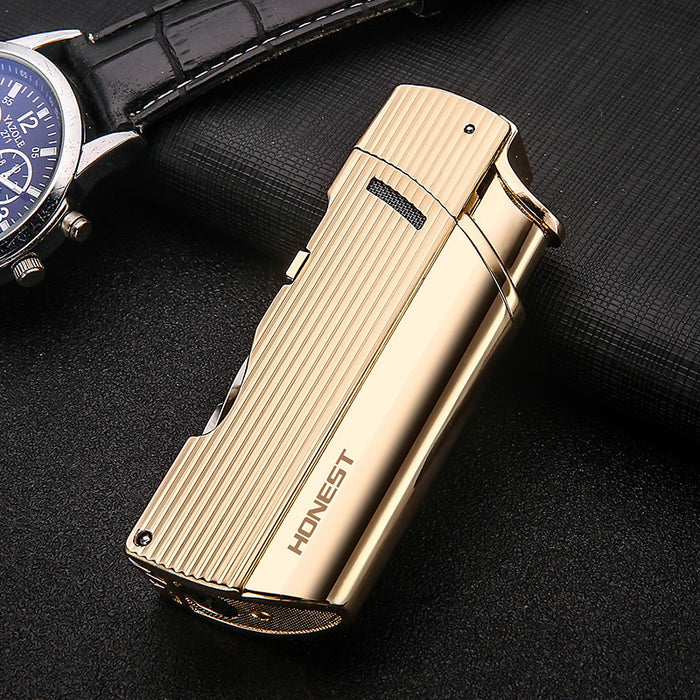 Double Direct Punch Metal Lighter