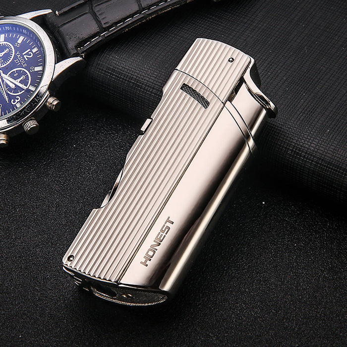 Double Direct Punch Metal Lighter
