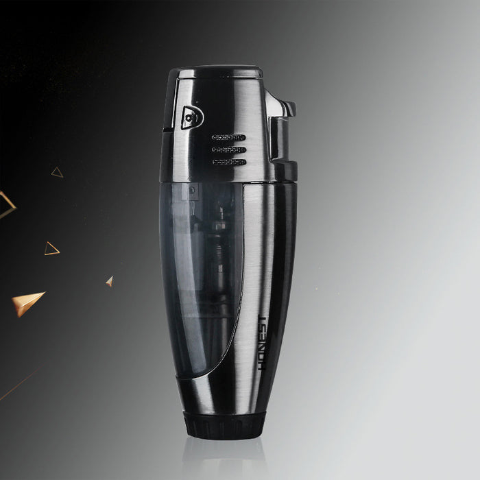 Double Row Straight Through Spray Gun Lighter