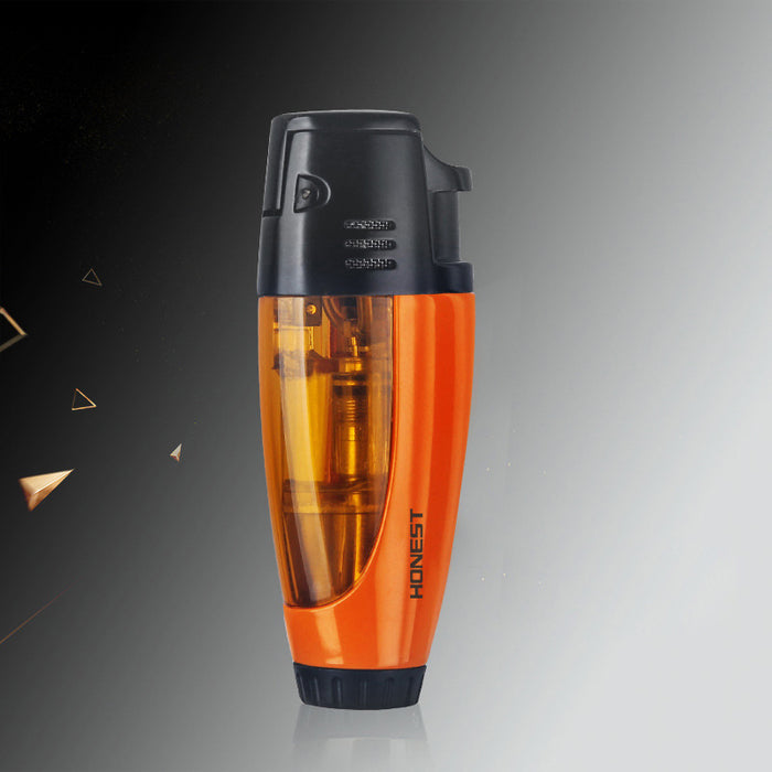 Double Row Straight Through Spray Gun Lighter