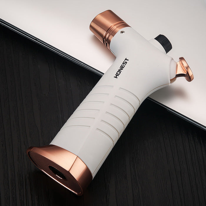 Double Single Flame Adjustment Straight-Through Lighter