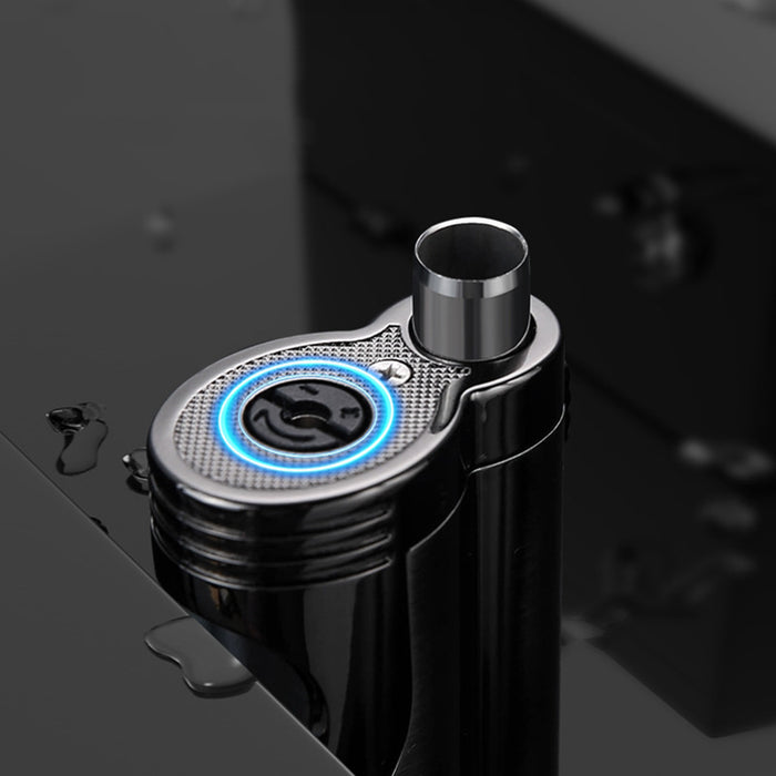 Double Straight Punch Windproof Lighter