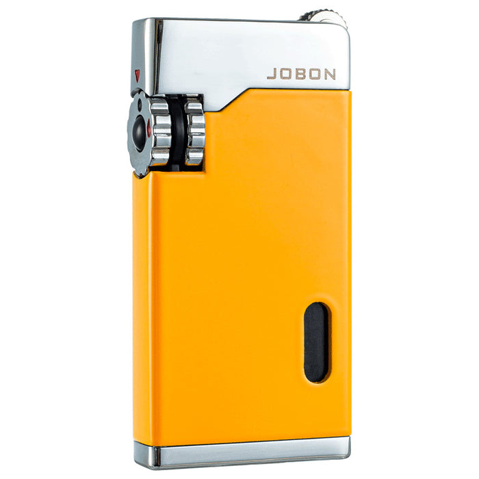 Double Straight Windproof Lighter With Transparent Windows