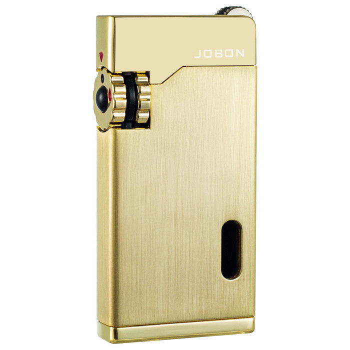 Double Straight Windproof Lighter With Transparent Windows