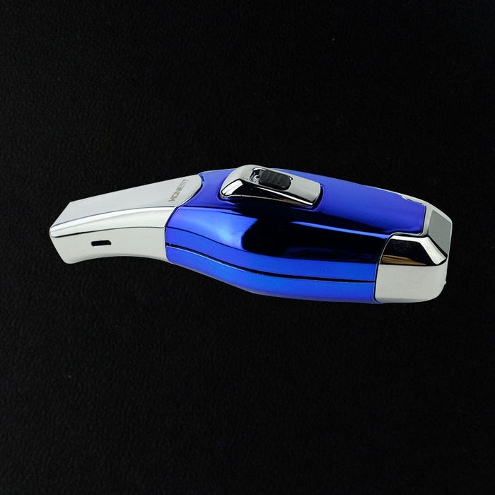 Double Through Blue Flame Windproof Lighter