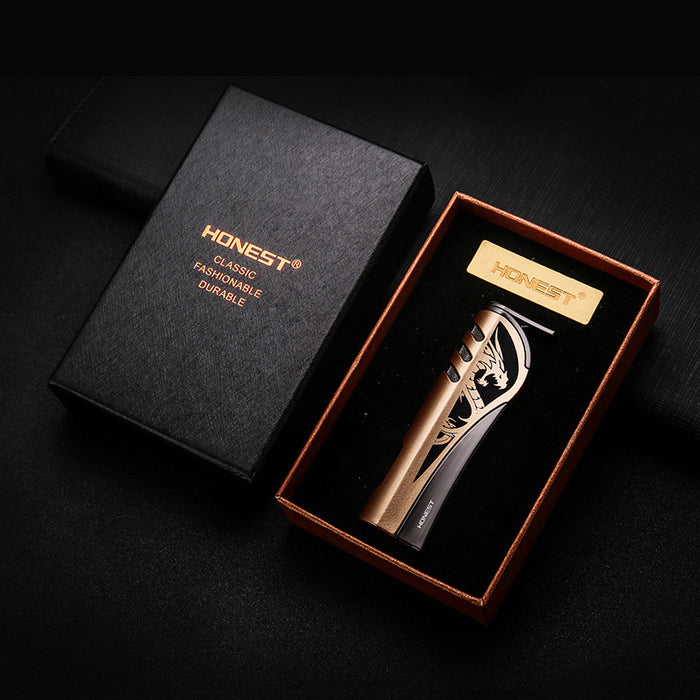 Dragon Printing Blue Fire Inflatable Lighter