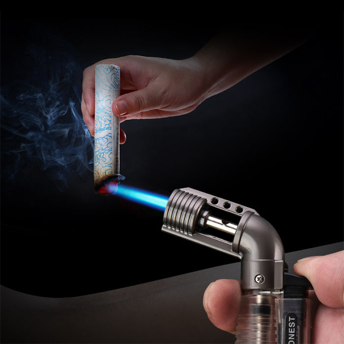 HONEST Elbow Pipe Straight Punch Inflatable Lighter