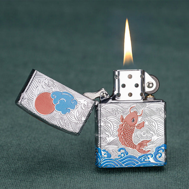 Fish Leaps ZORRO Kerosene Lighter