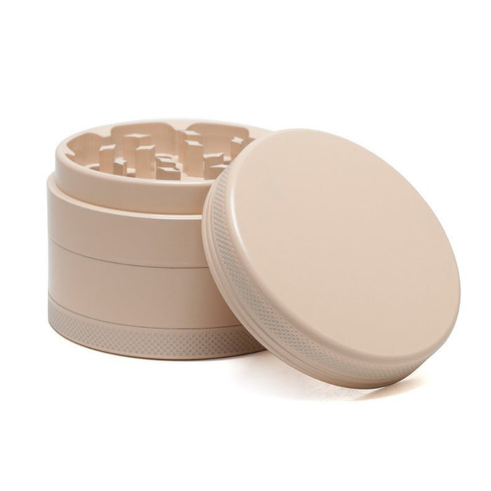 Four-Layer Washable Edible Ceramic Non-Stick Herb Grinder-Flesh Color