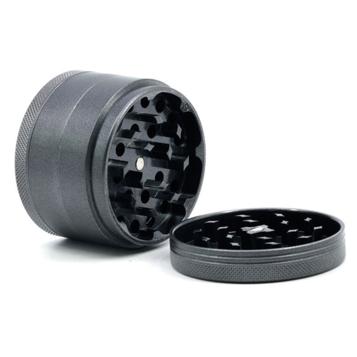 Four-Layer Washable Edible Ceramic Non-Stick Herb Grinder-Gray