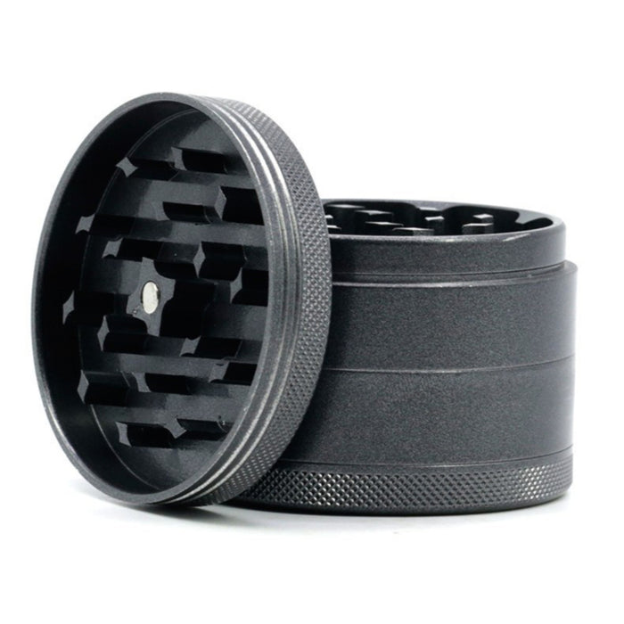 Four-Layer Washable Edible Ceramic Non-Stick Herb Grinder-Gray