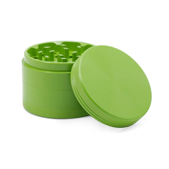 Four-Layer Washable Edible Ceramic Non-Stick Herb Grinder-Light-Green