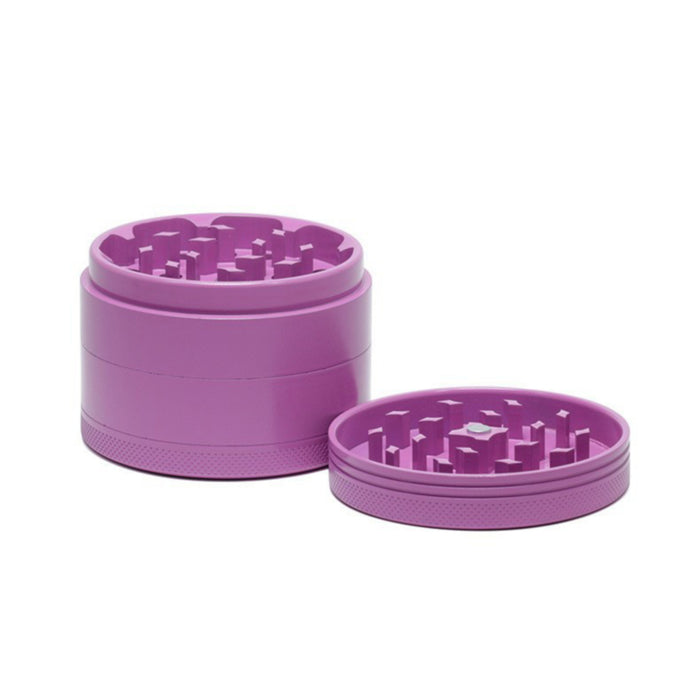 Four-Layer Washable Edible Ceramic Non-Stick Herb Grinder-Purple