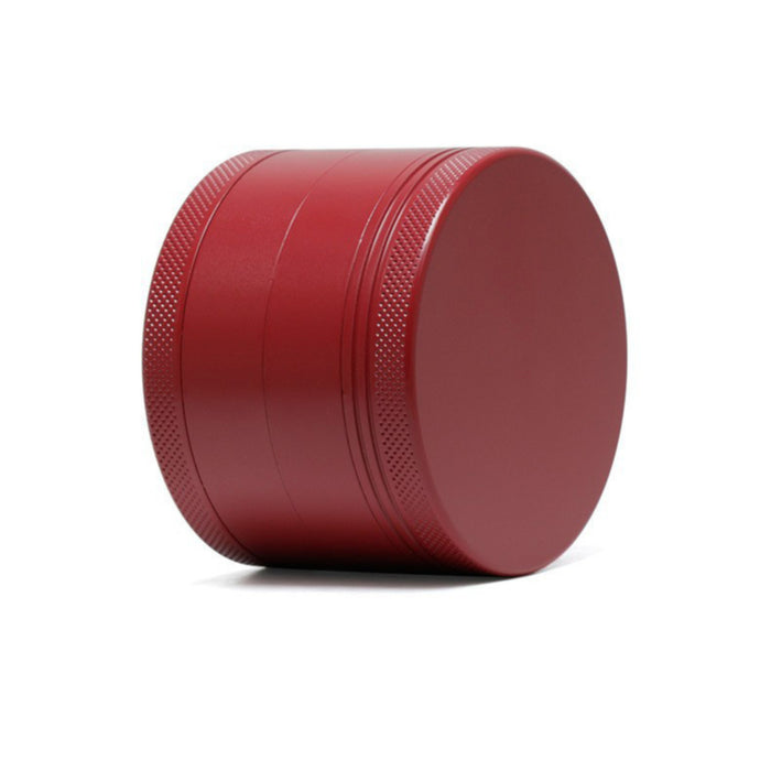 Four-Layer Washable Edible Ceramic Non-Stick Herb Grinder-Red