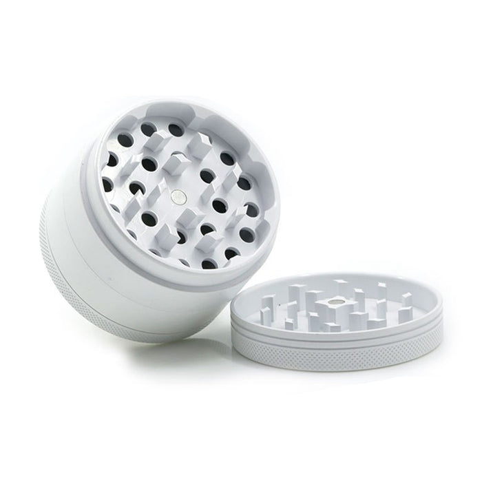 Four-Layer Washable Edible Ceramic Non-Stick Herb Grinder-White
