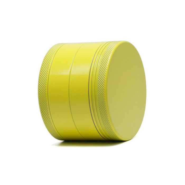 Four-Layer Washable Edible Ceramic Non-Stick Herb Grinder-Yellow