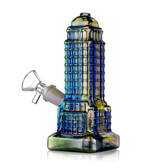 Fumed Hempire State Building Mini Bong