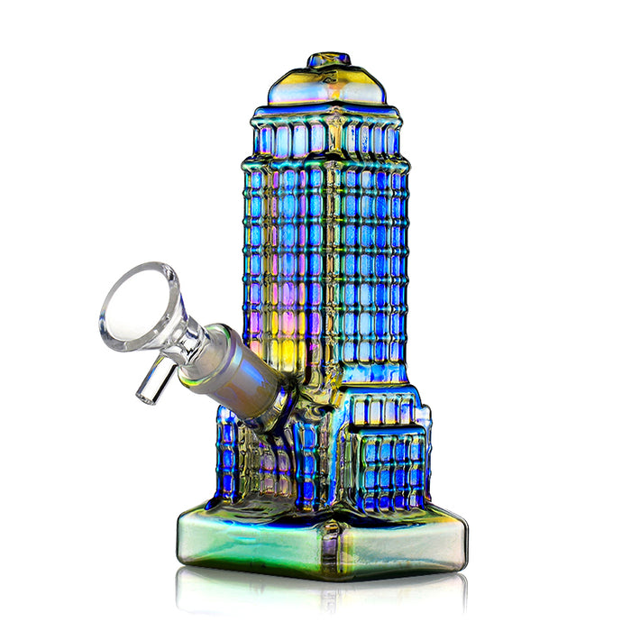 Fumed Hempire State Building Mini Bong