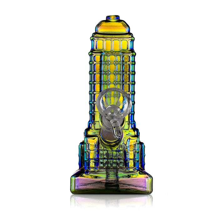 Fumed Hempire State Building Mini Bong