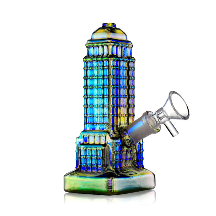 Fumed Hempire State Building Mini Bong