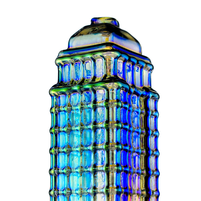 Fumed Hempire State Building Mini Bong