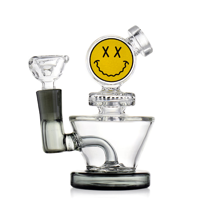 GOODY GLASS-Big Face Mini Dab Rig