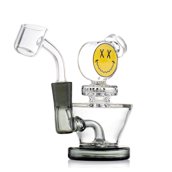 GOODY GLASS-Big Face Mini Dab Rig