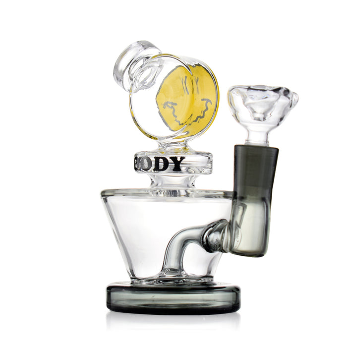 GOODY GLASS-Big Face Mini Dab Rig