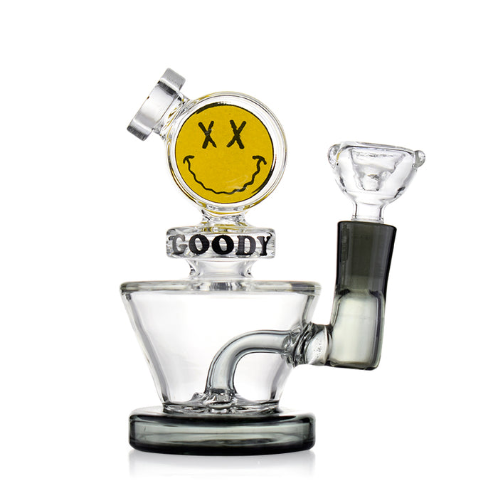 GOODY GLASS-Big Face Mini Dab Rig