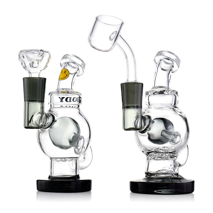 GOODY GLASS-Orbit Mini Dab Water Pipe & Rigs