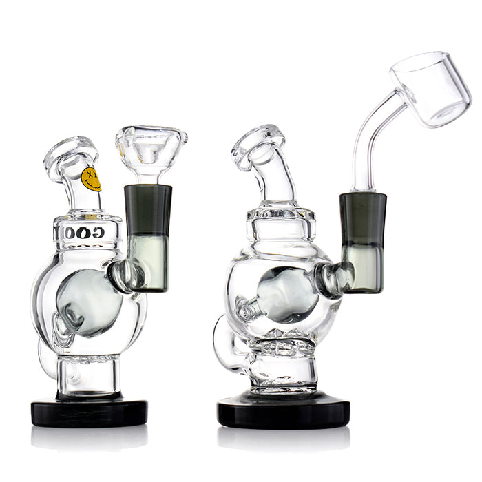 GOODY GLASS-Orbit Mini Dab Water Pipe & Rigs