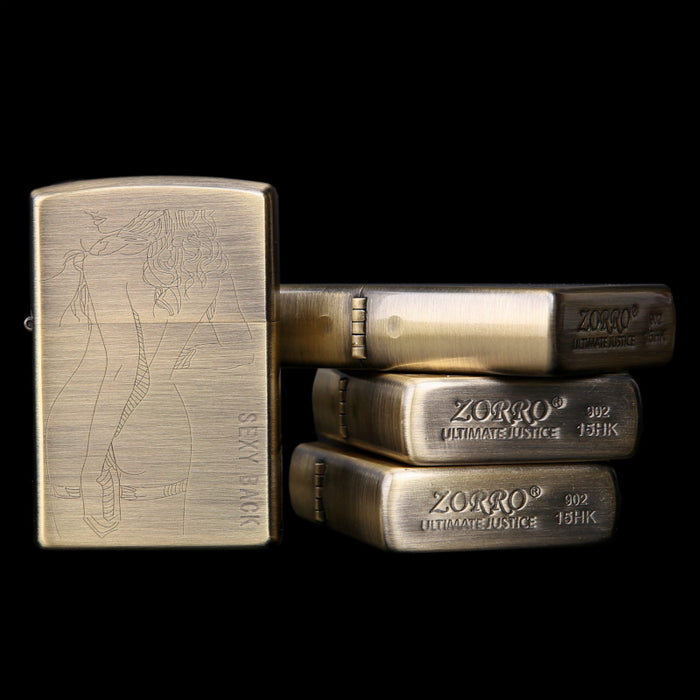 Girl Back ZORRO Genuine Lighter