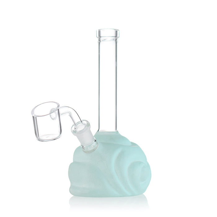Glass Rainbow Cloud Water Beaker Bong | Blue Cloud