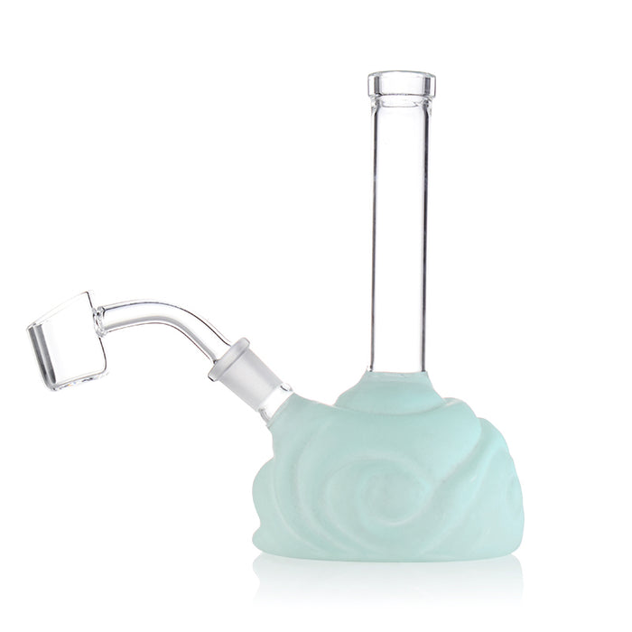 Glass Rainbow Cloud Water Beaker Bong | Blue Cloud