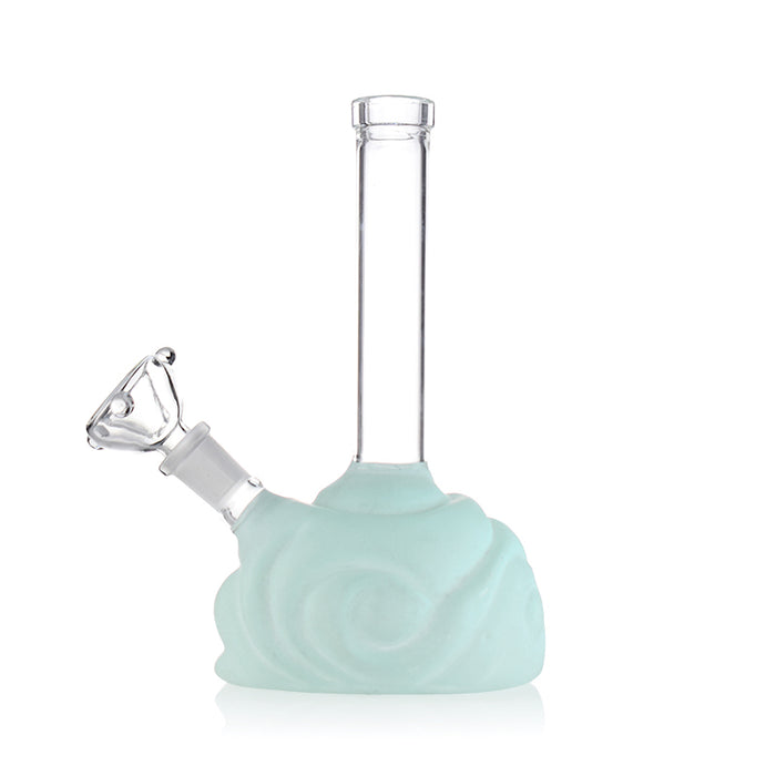 Glass Rainbow Cloud Water Beaker Bong | Blue Cloud