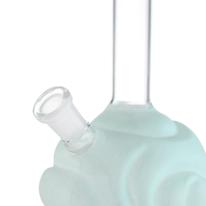 Glass Rainbow Cloud Water Beaker Bong | Blue Cloud