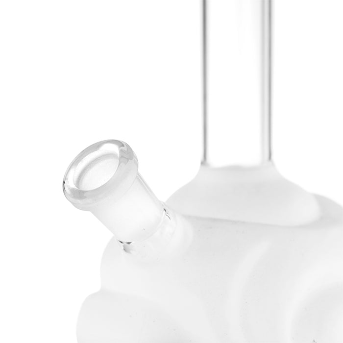 Glass Rainbow Cloud Water Beaker Bong | White Cloud