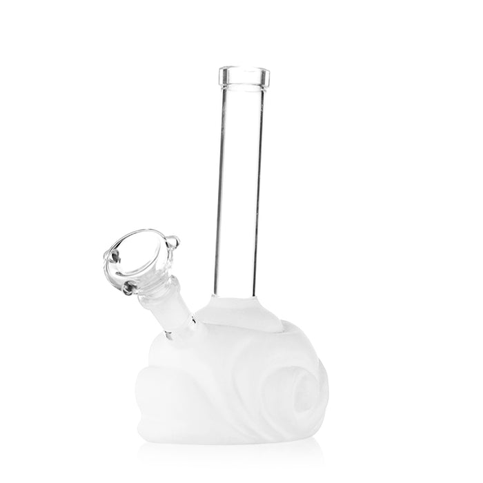 Glass Rainbow Cloud Water Beaker Bong | White Cloud