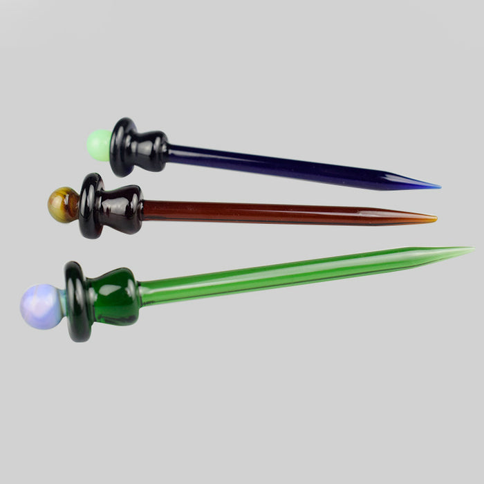 Glass Dabber Tools Color Smoking Glass Dab Cap