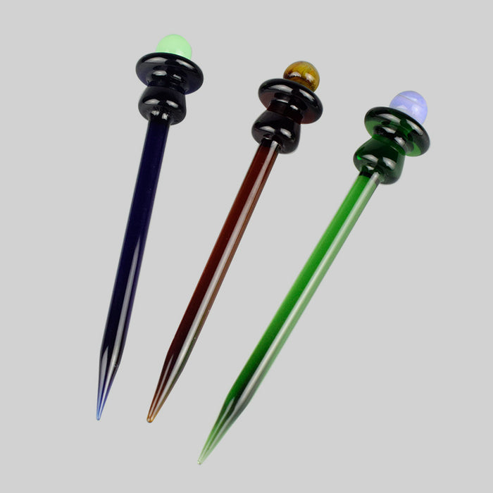 Glass Dabber Tools Color Smoking Glass Dab Cap