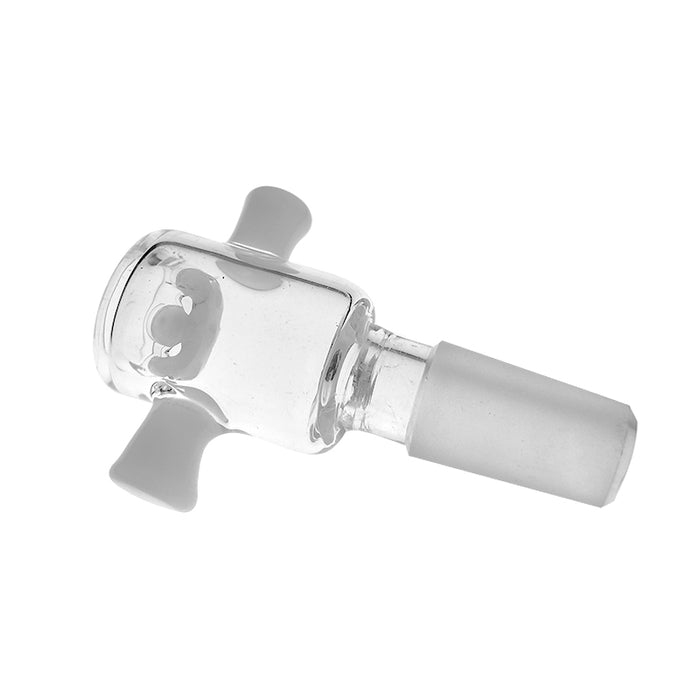 Glass Screenless Male Bong Bowl