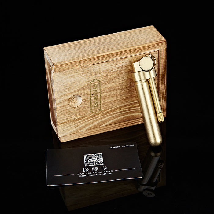 Grinding Wheel Removable Pipe Open Flame Metal Copper Lighter