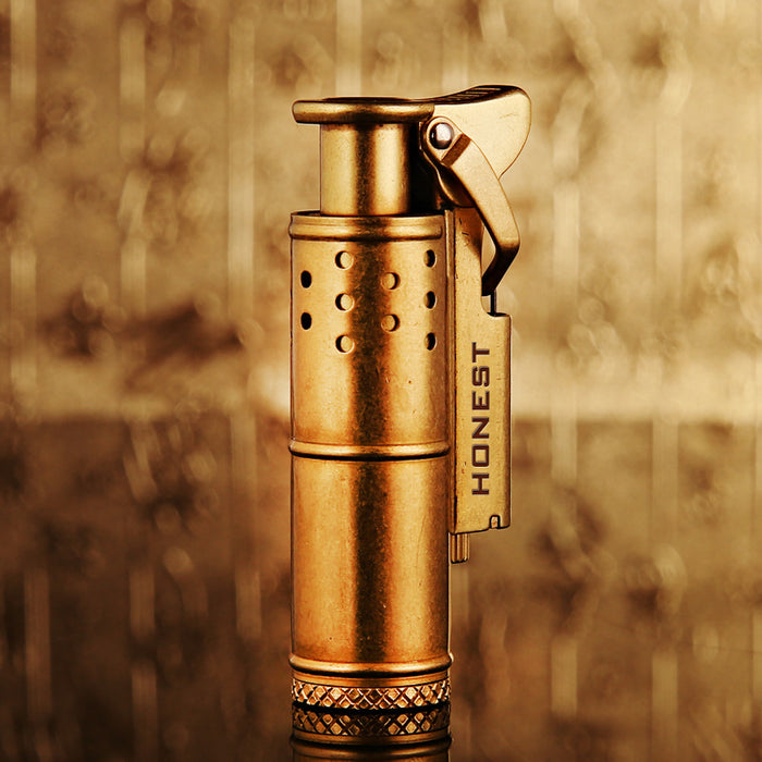 HONEST Vintage kerosene windproof lighter