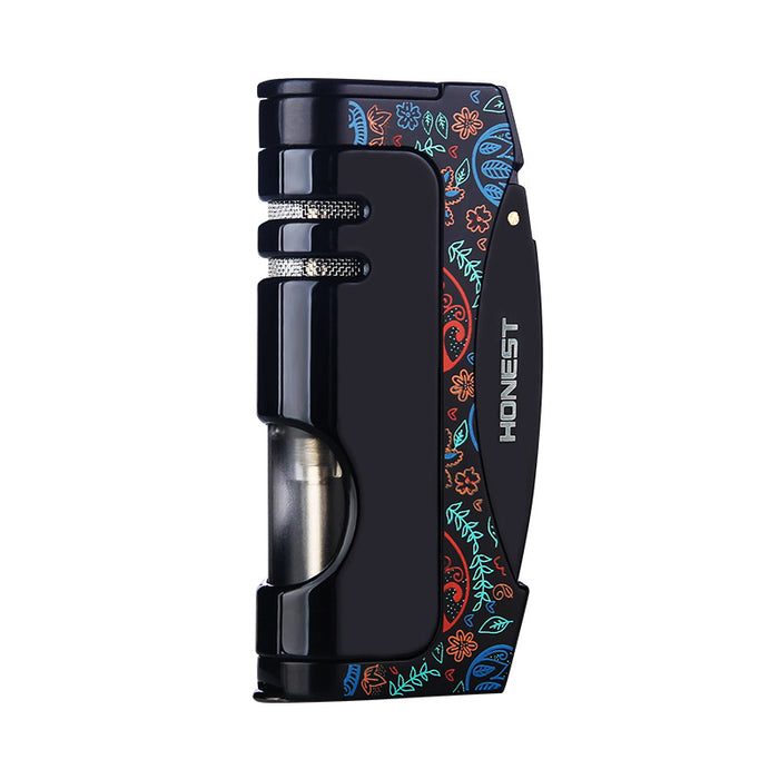 Honest Blue Flame Inflatable Lighter With Cigar Punch