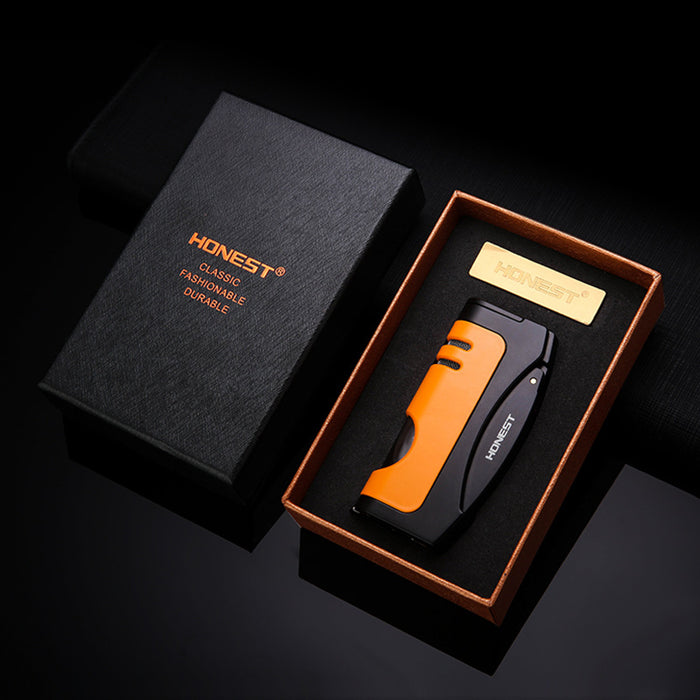 Honest Blue Flame Inflatable Lighter With Cigar Punch